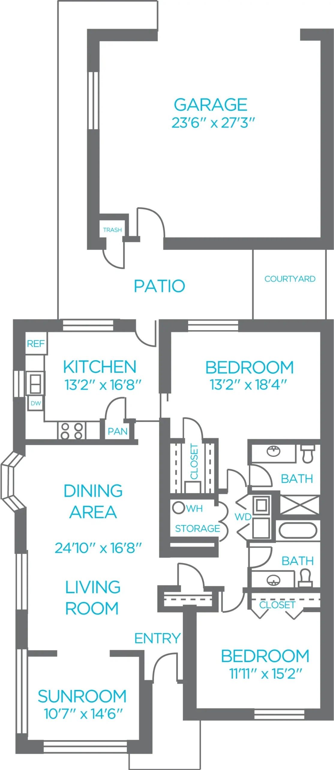The Azalea floor plan