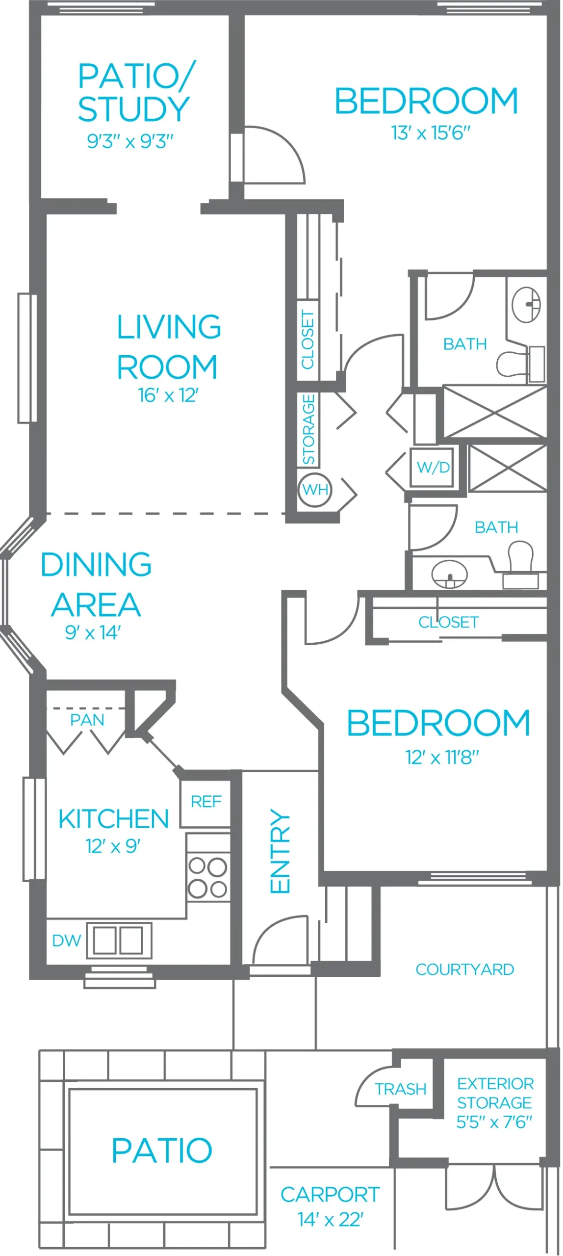 The Gardenia and The Lavender floor plan
